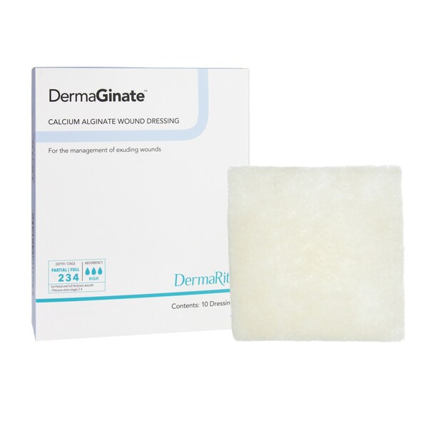 Dermaginate Alginate Dressing, 2 x 2 inch, Sterile, 10PK 00260E - main